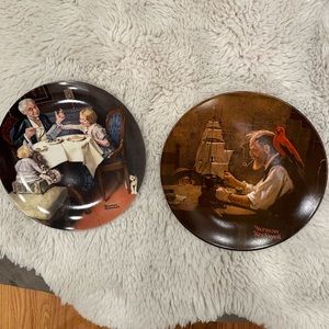 Norman Rockwell " The Ship Builder " Knowles Plate